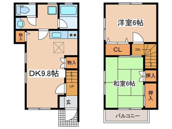 シャトレ・アキⅡの物件間取画像